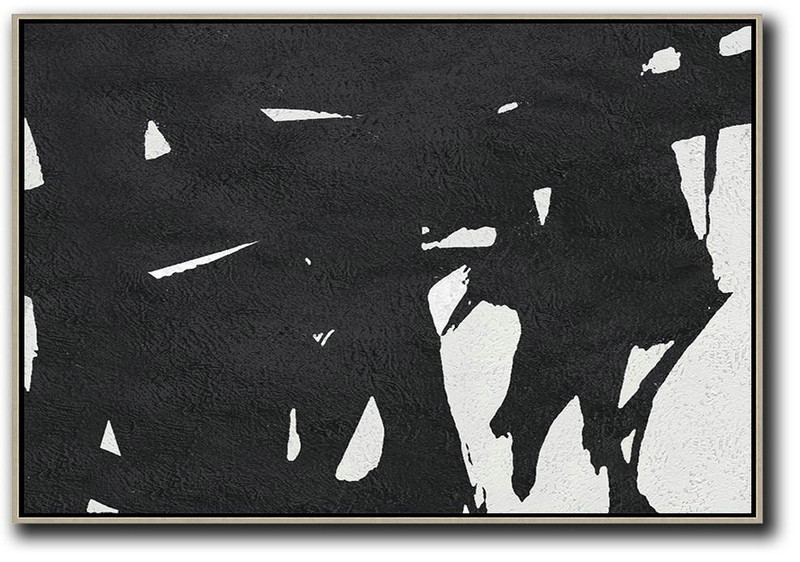 Abstract Art On Canvas, Modern Art,Oversized Horizontal Minimal Art On Canvas - Oversized Custom Canvas Art